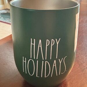 NWT RaeDunn Festive Green Holiday Mug